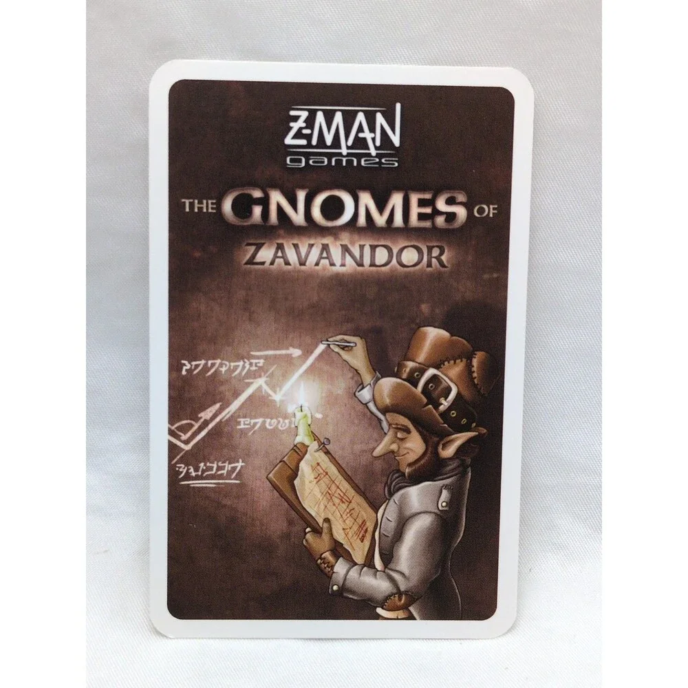 Gnomes Of Zavandor Actions Overview Promo Card